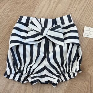 Habitual Navy and White Striped Baby Shorts